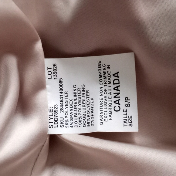 Le Chateau Fitted Halter Dress Small - Picture 8 of 8